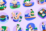 Cooking and Food Illustration Set, a Food Illustration by Creative Stall (Thumbnail 5 of 9)
