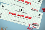 Christmas Event Ticket, a Card Template by Tzochko (Thumbnail 4 of 5)