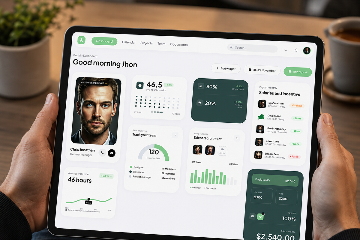 Sphere - Work Management Dashboard, an UI Kit Template by CodeTurtle (Photo 2 of 3)
