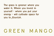 Green Mango, a Font by MEG BURK CHOI (Thumbnail 2 of 5)