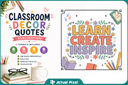 Classroom Decor Quotes Bundle, an Education Illustration by Actual Pixel (Thumbnail 9 of 13)
