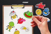 Crazy cartoon collection, an Illustration by Bizarre Factory (Thumbnail 5 of 11)