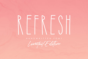 Refresh Font +Bonus