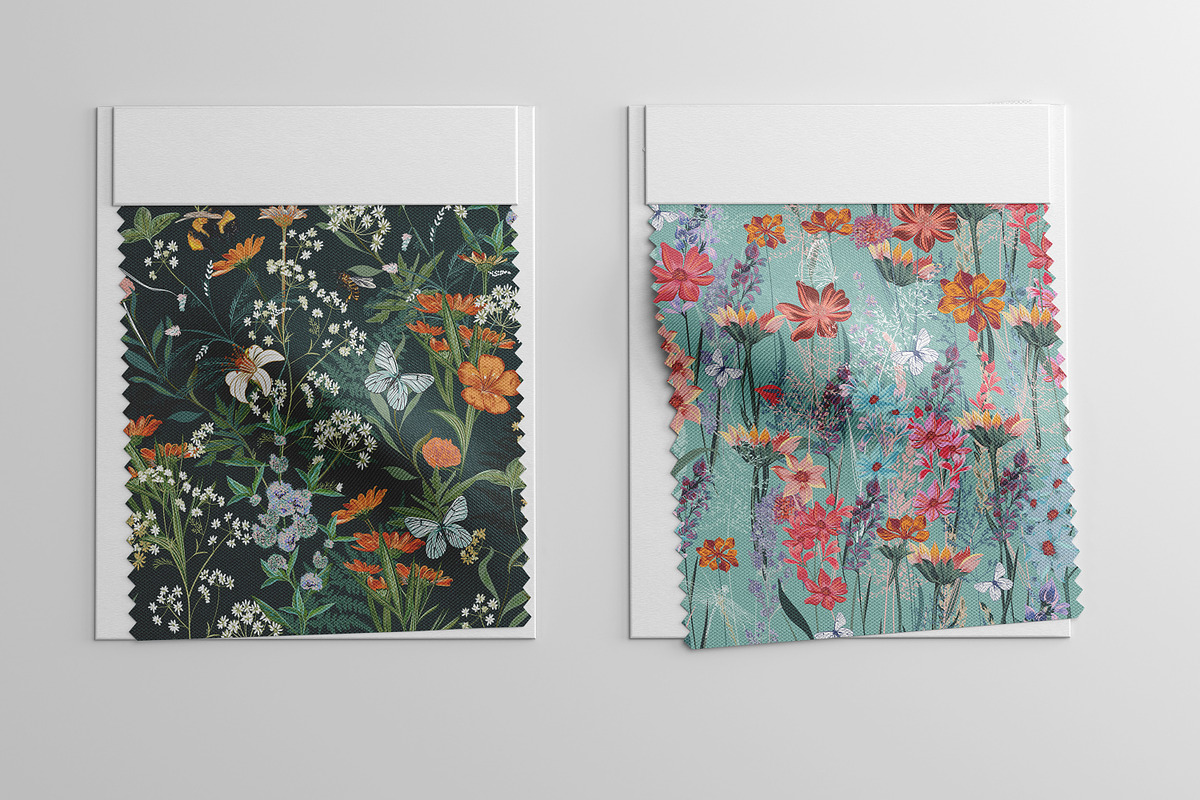 Floral delight vector patterns set, a Pattern Graphic by FleurArt (Photo 6 of 13)