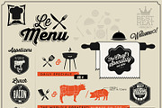 Vintage premium restaurant elements, an Animal Illustration by Noka Studio (Thumbnail 2 of 2)