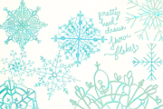 Woodland Christmas Graphics, an Illustration by WeLivedHappilyEverAfter (Thumbnail 5 of 7)