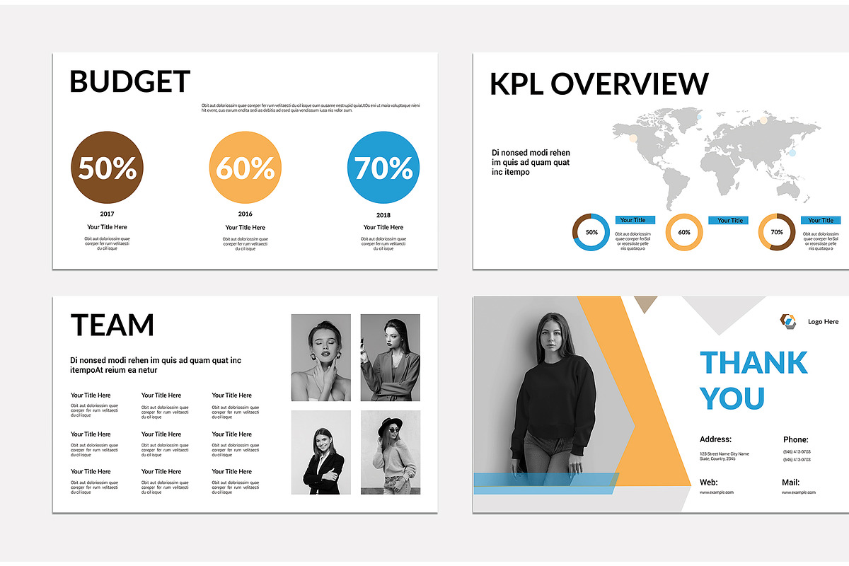 Marketing Plan PowerPoint Template, a Presentation Template by Blackcloud_Creations (Photo 2 of 6)