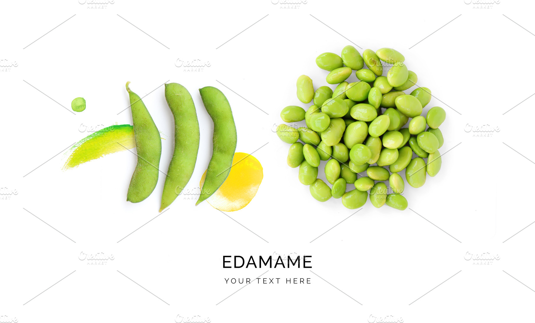 Edamame featuring agriculture, appetizer, and asian, a Food & Drink Photo by StudioPhoto