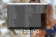 Premium Photoshop Action Wedding set preview 3