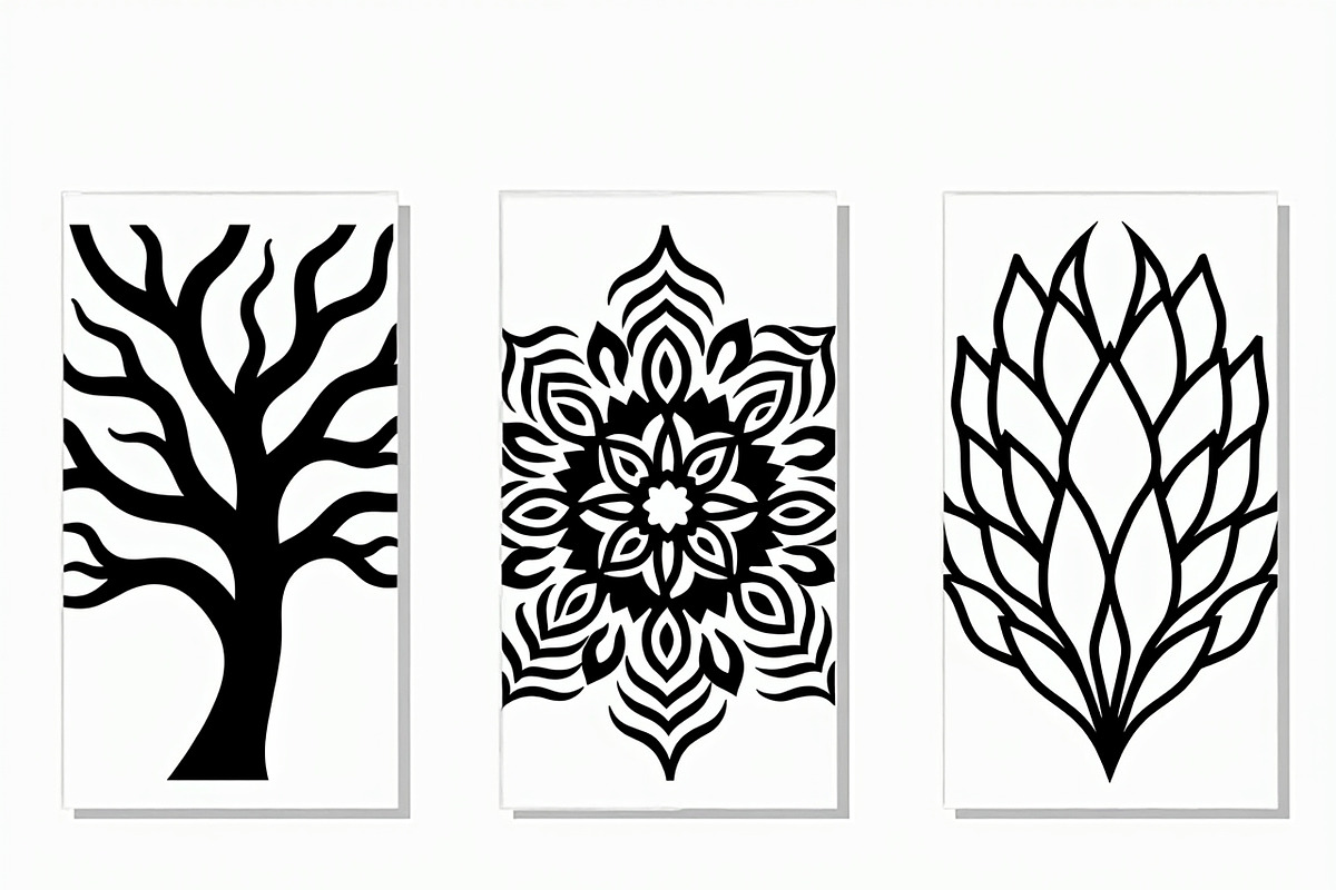 Decorative Tree Floral Nature Tile, a Decorative Illustration by Artivon (Photo 3 of 23)