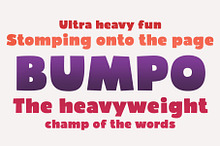 Bumpo Font