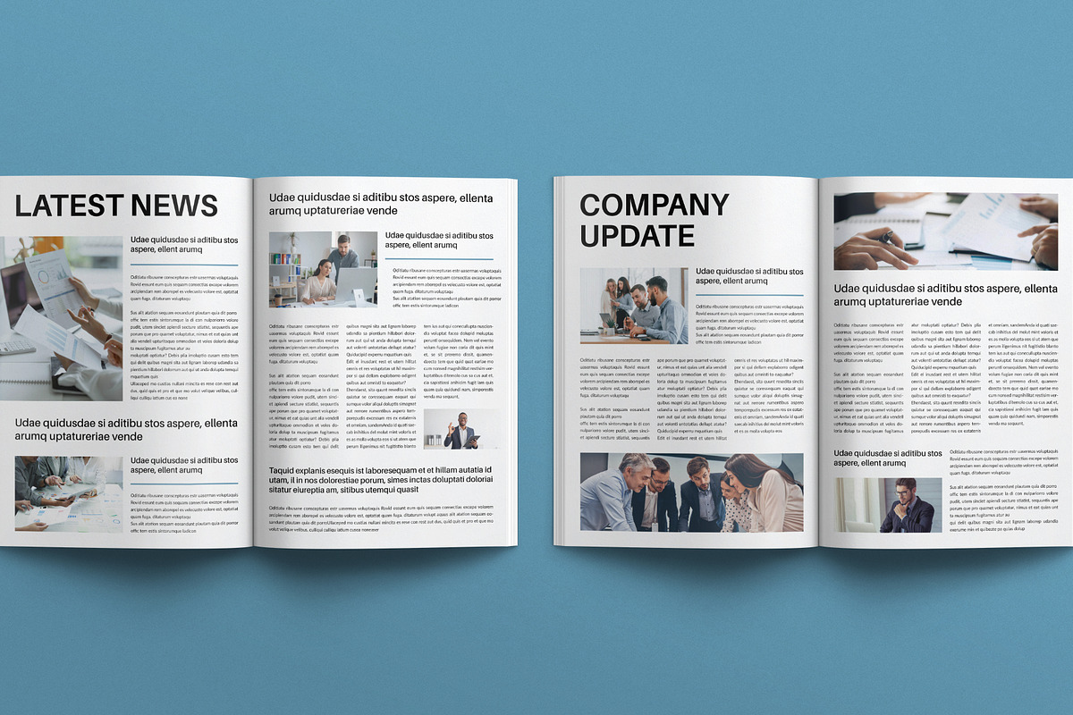Newsletter Template, a Brochure Template by E-Type (Photo 5 of 7)