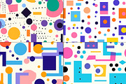 20 Seamless Soft Geometric Patterns, a Pattern Graphic by Nordic Design (Thumbnail 8 of 9)