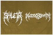 XXII Total Death, a Font by Doubletwo Studios (Thumbnail 9 of 9)