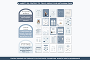 Therapist Instagram templates Canva, a Social Media Template by Cate Creates (Thumbnail 7 of 9)