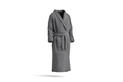 Black Hotel Bathrobe 3D Model, an Object 3D Model by rebrandy (Thumbnail 7 of 9)