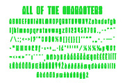 CS Milions Semipixel, a Sans Serif Font by Craft Supply Co. (Thumbnail 8 of 8)