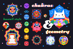  Chakras & geometry  kawaii style