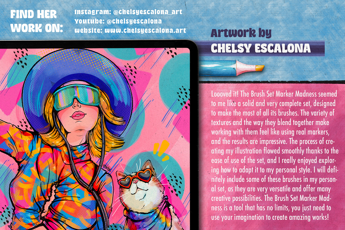 Marker Madness – Procreate Brush Set, a Brush Add-On by Shoutbam (Photo 9 of 15)