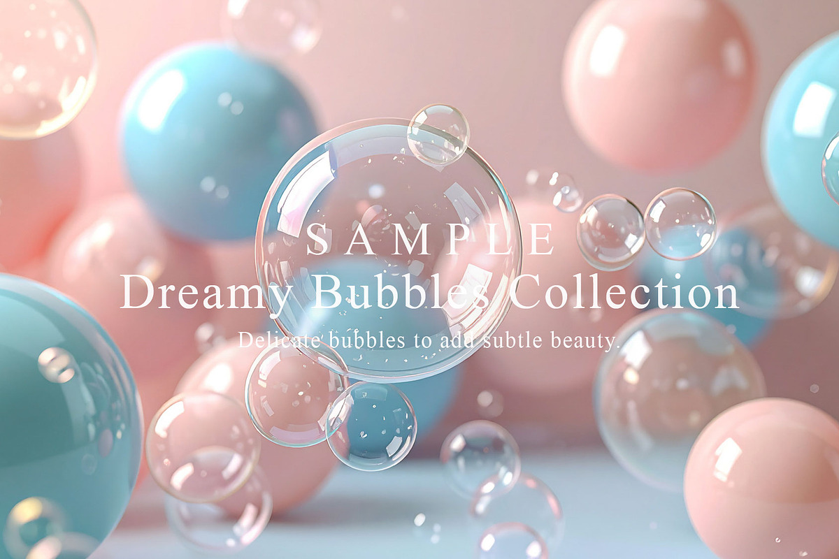 15 Dreamy Bubbles Collection, a Background Graphic by NOMO DESIGN (Photo 12 of 16)