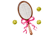 Hand Drawn Tennis Clipart Set, an Object Graphic by the_myro (Thumbnail 4 of 13)