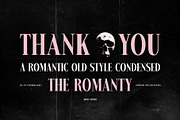 The Romanty – Romantic Old Style, a Serif Font by Drizy (Thumbnail 10 of 10)