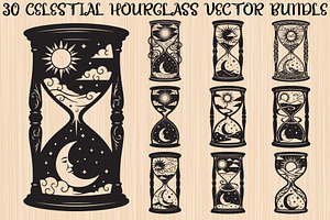 Celestial Sun Moon Hourglass Bundle