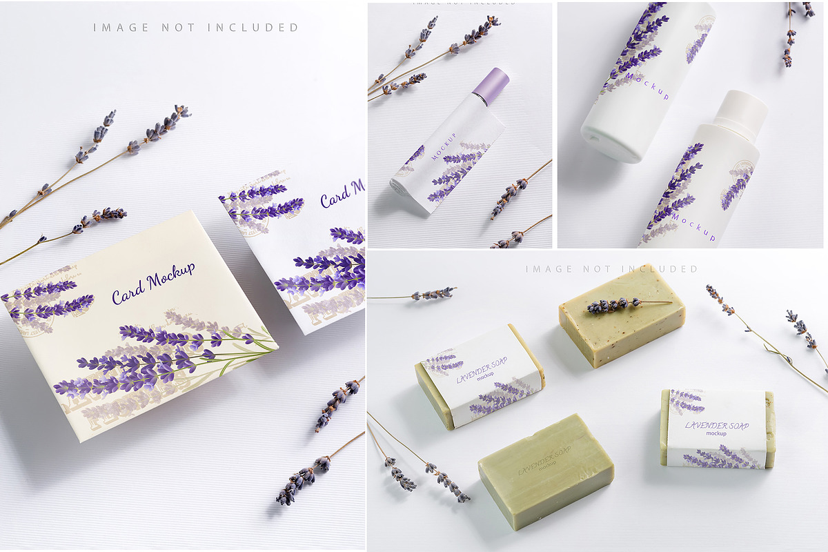 Lavender cosmetics Mockup, a Packaging Mockup by YuMyart (Photo 3 of 10)