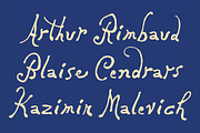 A Summer in Paris, a Handwritten Font by PeachCreme (Thumbnail 9 of 18)