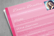 Pinky: Eye Catching CV, a Resume Template by Visual Impact (Thumbnail 3 of 3)