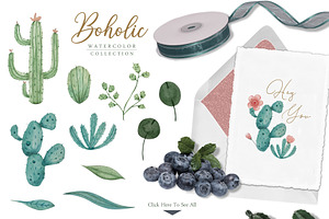 Boholic Watercolor Collection