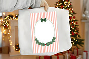 Coquette Christmas Frame Sublimation, an Illustration by Canvas Craft (Thumbnail 4 of 5)
