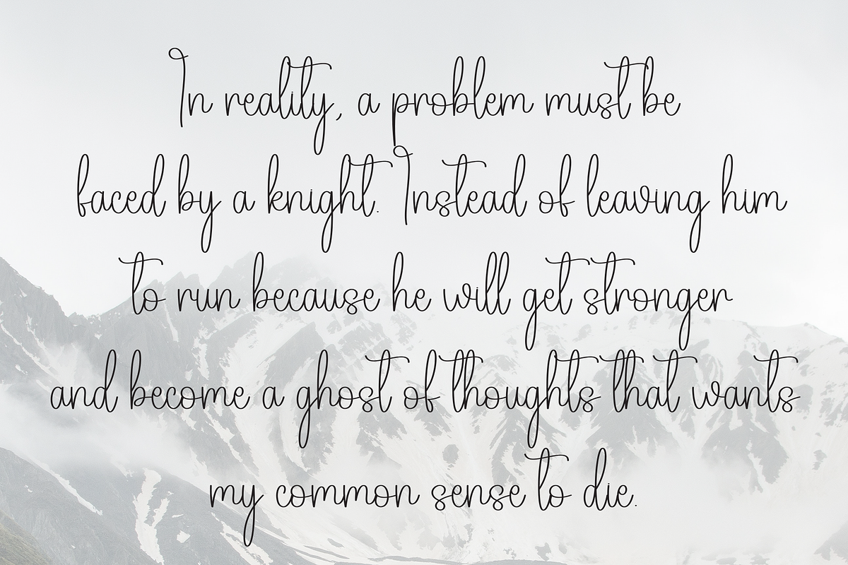 Yesterday | Script Font, a Handwritten Font by Scratchones (Photo 6 of 9)