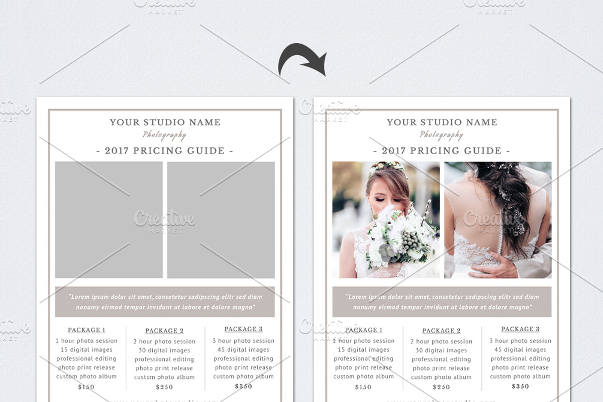 Photography Pricing Guide Template, a Flyer Template by NM-Design-Studio (Photo 4 of 4)