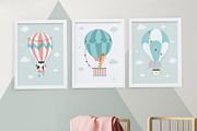 Hand Drawn Flyer Balloon, an Animal Illustration by Black_sun (Thumbnail 3 of 4)