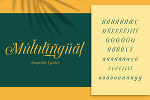 Honya Typeface