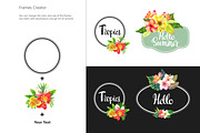Tropical Flower Set, an Illustration by Mona Monash (Thumbnail 11 of 12)
