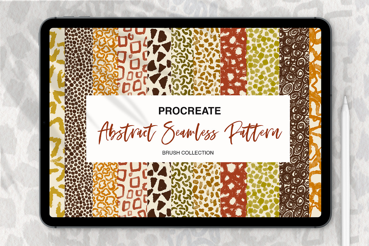 45 Procreate Pattern Brushes, a Brush Add-On by Sweet Fig (Photo 1 of 14)