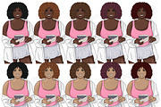 Weekend Girls Clipart, a Person Illustration by GlamArtZhanna (Thumbnail 3 of 5)