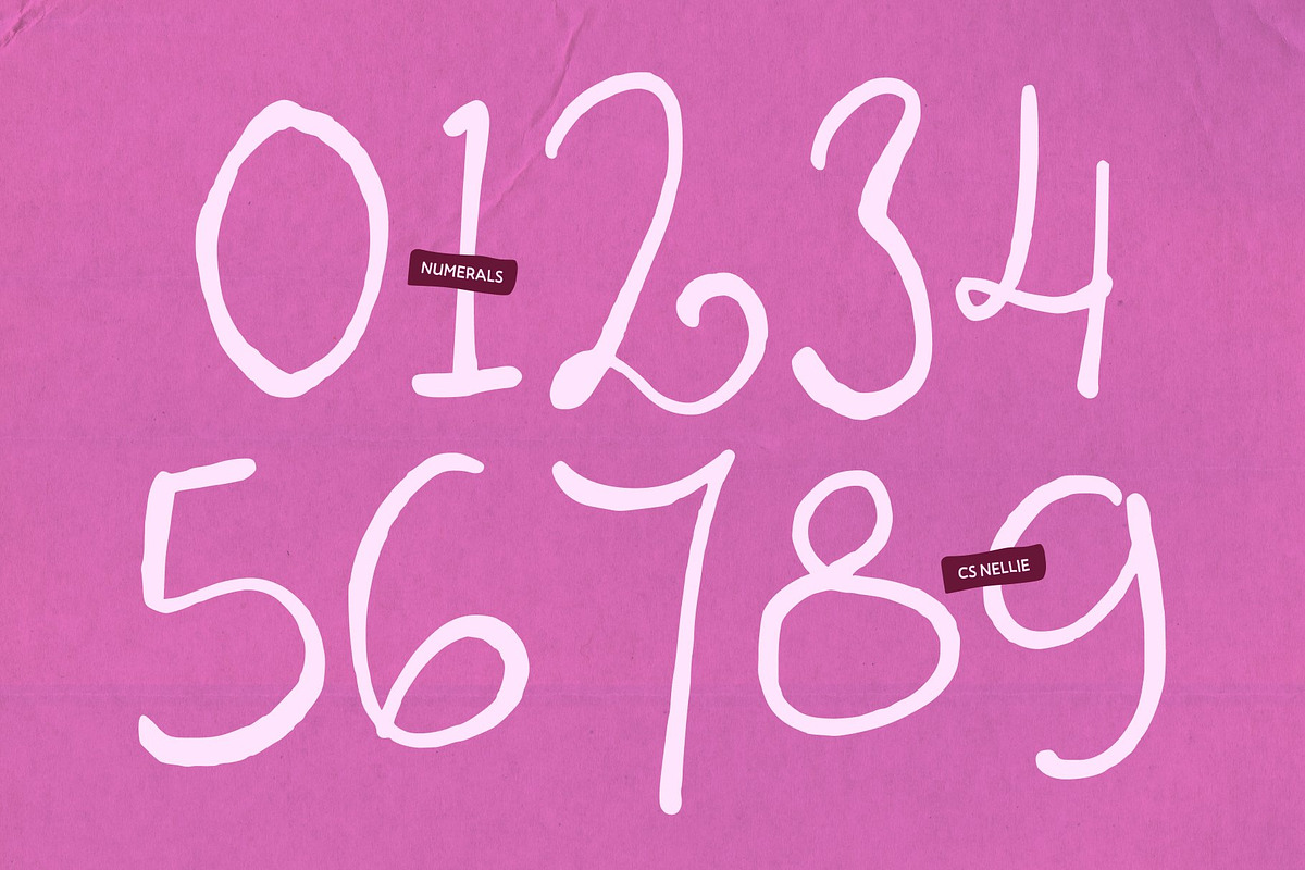 CS Nellie, a Handwritten Font by Craft Supply Co. (Photo 6 of 8)