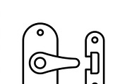 41 Home Security Icon Set, an Outline Icon by adenpinkstore (Thumbnail 14 of 16)
