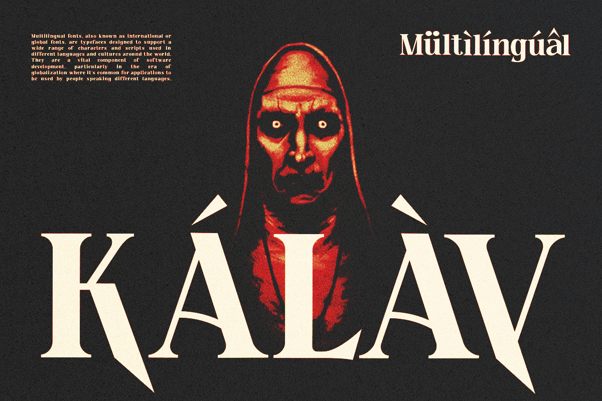 Night Georgia - Horror Font, a Serif Font by RagamKata (Photo 10 of 12)