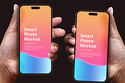 iPhone 14 Pro in Hand Mockup, an iPhone Mockup by Modern Studio (Thumbnail 6 of 7)