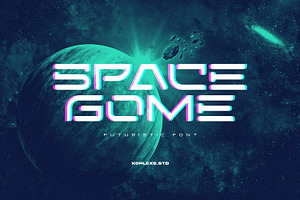 Space Gome - Futuristic Display Font