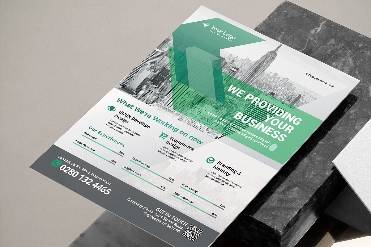 Corporate Bussiness Flyer Template, a Flyer Template by jobnabru (Photo 2 of 2)
