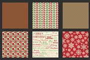 Christmas geometric backgrounds, a Pattern Graphic by Paper Farms (Thumbnail 4 of 4)