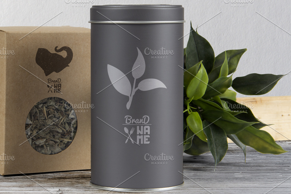 4 Tea Logos, a Branding & Logo Template by Zhemchuzhina (Photo 2 of 4)