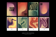 FLUID 40 Retro-Futuristic Gradients, a Background Graphic by Katedsgn (Thumbnail 3 of 10)