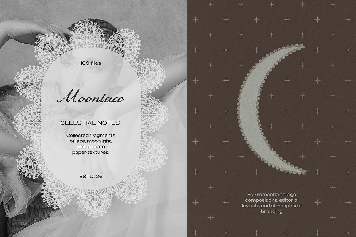 Moonlace Ephemera Collection, an Object Graphic by DigARTbyHavroshka (Photo 4 of 17)