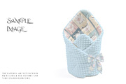 Swaddle Wrap Blankets Minky & Muslin, a Mockup by mock-ups (Thumbnail 30 of 31)